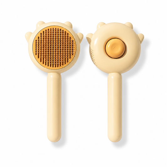Self-Cleaning Pet Slicker Brush for Cats & Dogs – Deshedding, Detangling & Daily Grooming Comb