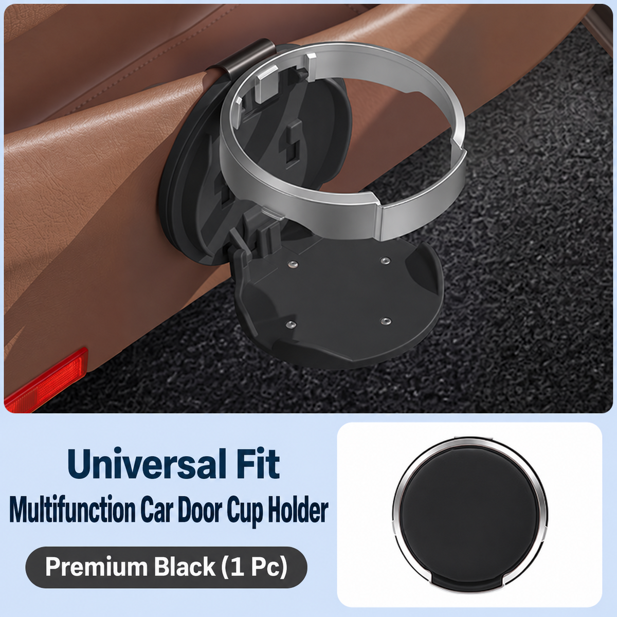 Limited-time 42% discount🎁Foldable Hook On Car Cup Holder Essentials Door Clip Window Storage Drink