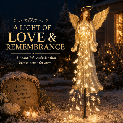 👼✨ ✨50% OFF Solar Angel Blessing Fountain – Cascading Christmas Garden Light