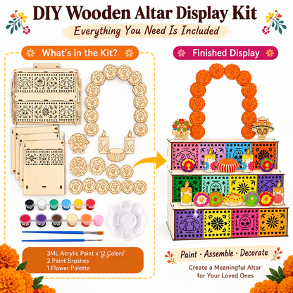 Day of the Dead-DIY Wooden Altar Display