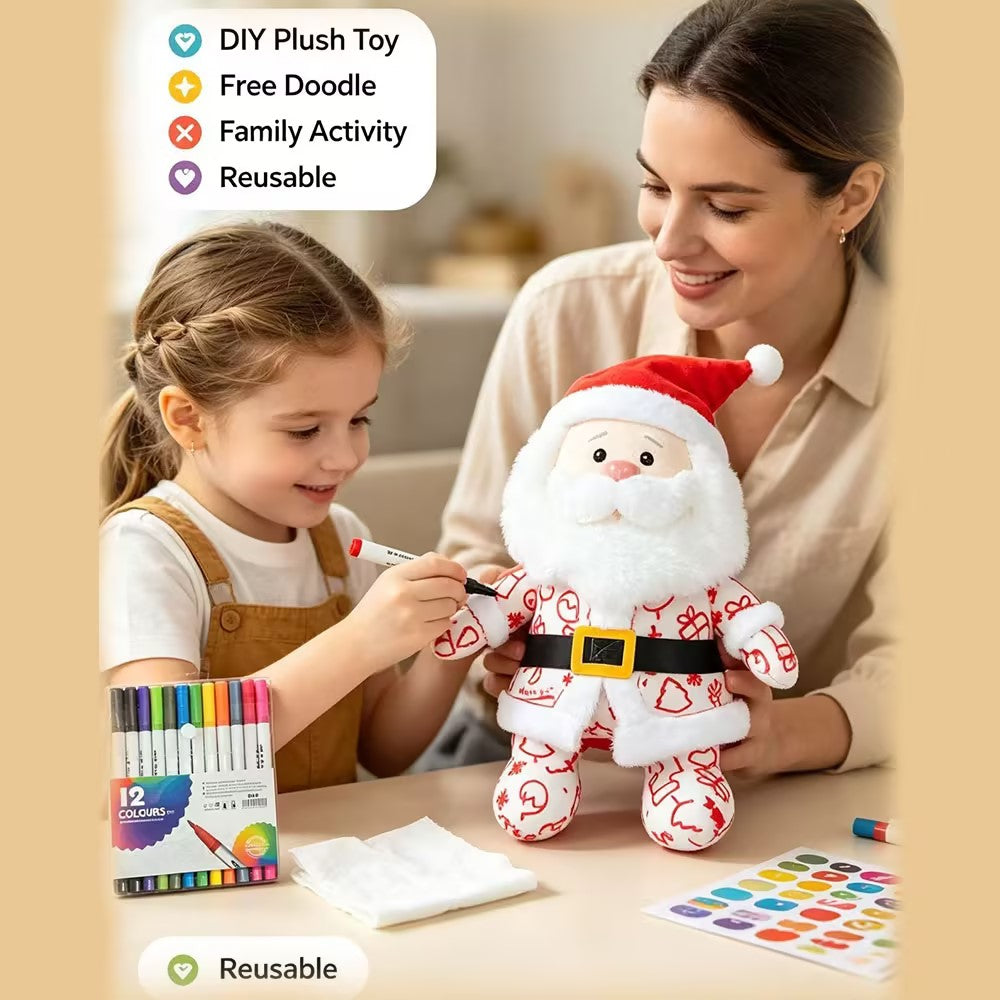 ⚡Limited-time 50% discount! ⚡DIY Color-In Unicorn Plush Toy Kit
