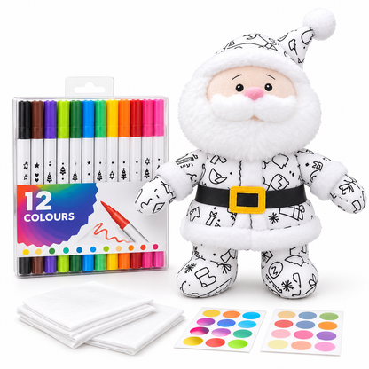 ⚡Limited-time 50% discount! ⚡DIY Color-In Unicorn Plush Toy Kit