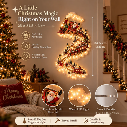 Limited-time 50% discount✨Christmas Magic Trail Wall Light - A Little Christmas Magic, Right on Your Wall✨