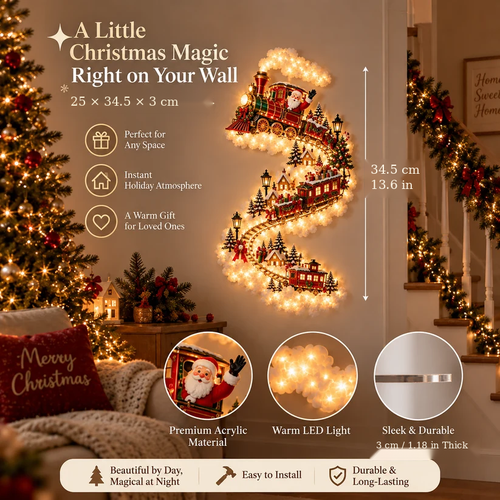 Limited-time 50% discount✨Christmas Magic Trail Wall Light - A Little Christmas Magic, Right on Your Wall✨