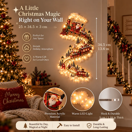 Limited-time 50% discount✨Christmas Magic Trail Wall Light - A Little Christmas Magic, Right on Your Wall✨