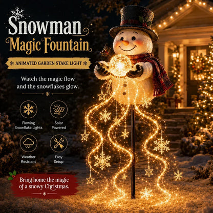 🎅Limited-time 50% discount✨ New Santa’s Flying Sleigh Gift Cascade – Solar Christmas Garden Light